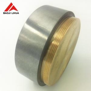 China Round Titanium Alloy Targets / Titanium Sputtering Targets For Coating on sale