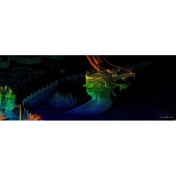 1.2km HS1200 High Precision 3D Terrestrial Laser Scanners 500kHz PRR