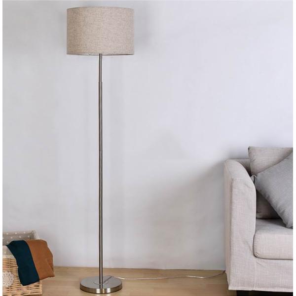 IP20 E27 holder fabric shade standing light led floor lamp for led floor lamp/indoor floor light for hotel