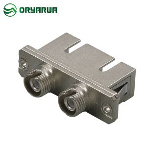 SC to FC Duplex Hybrid Fiber Adapter Multimode Metal Material