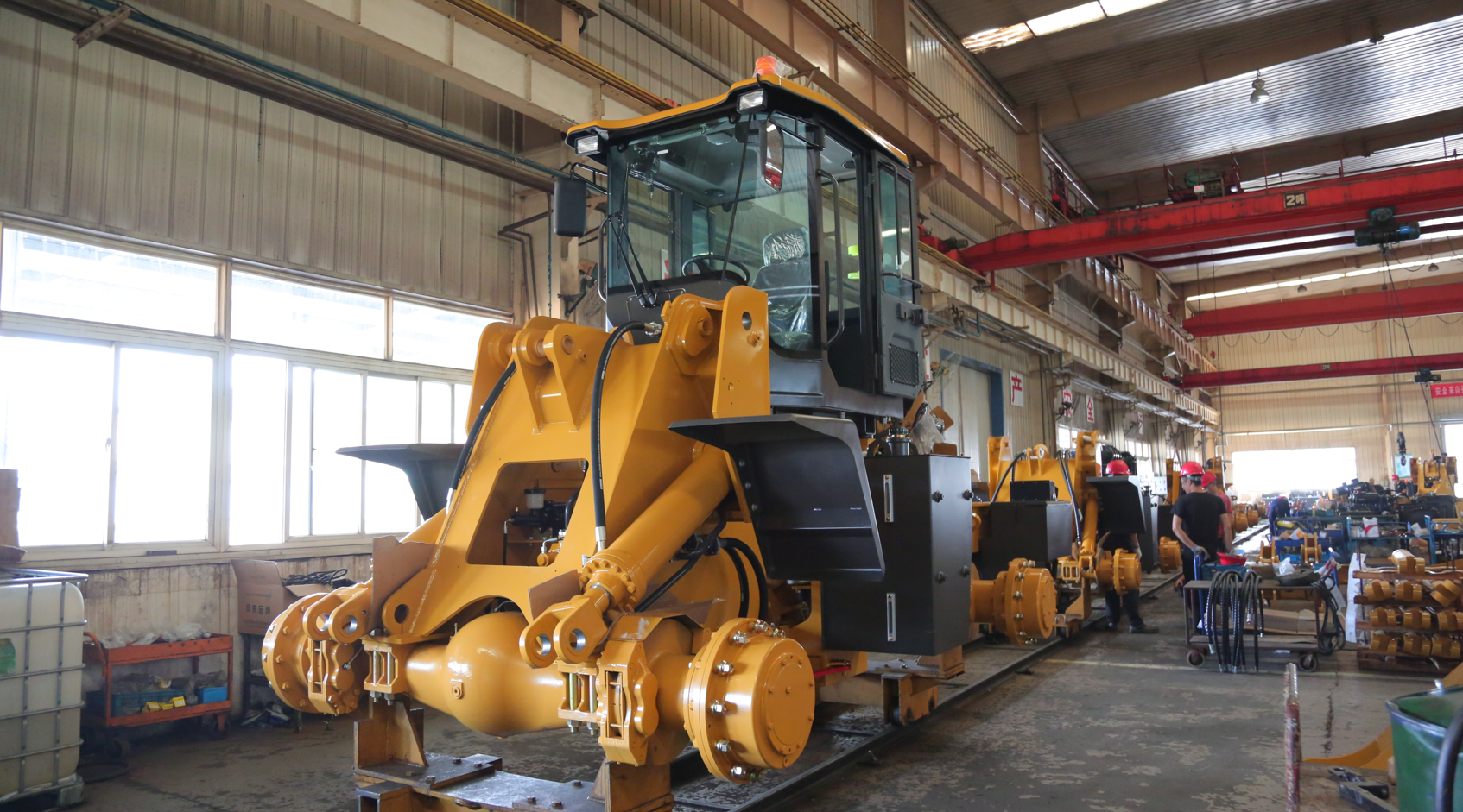 4280mm Max. Digging Depth 4WD Compact Loader Backhoe with Front End Loader and ROPS Cab