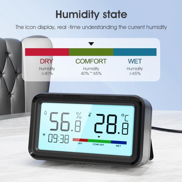 Tuya ZigBee Hygrometer Thermometer Sensor Remote App Voice Alexa Google Home Smart Home Wireless