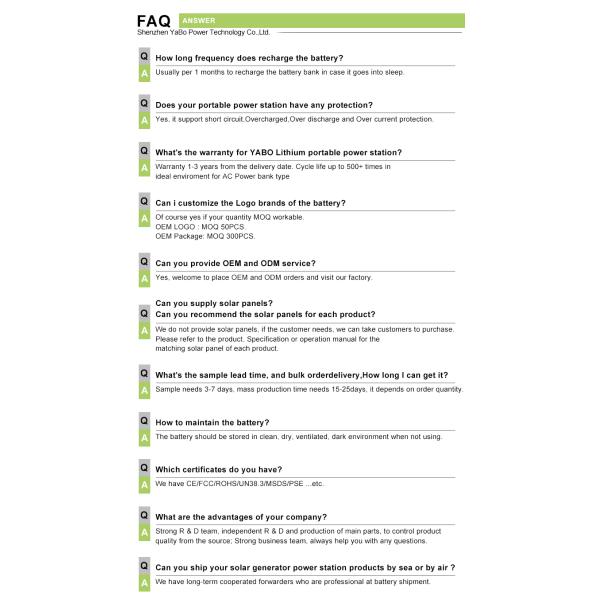 Portable energy storage output 110V AC lithium ion battery 300W renewable energy home power station