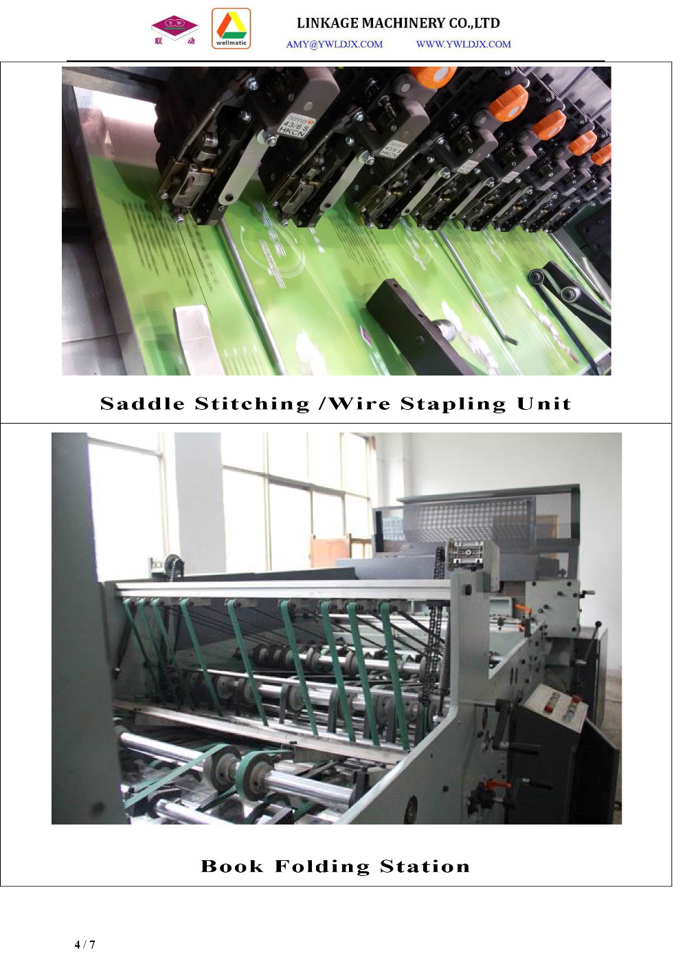 Professional Saddle Stitching Exercise Book Binding Machine for Office Stationery
