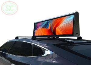 China Outdoor Double Side P5 HD Full Color Car Taxi Roof Led Sign Display on sale