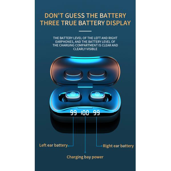 True wireless Bluetooth earphone built in mic noise canceling for i7s