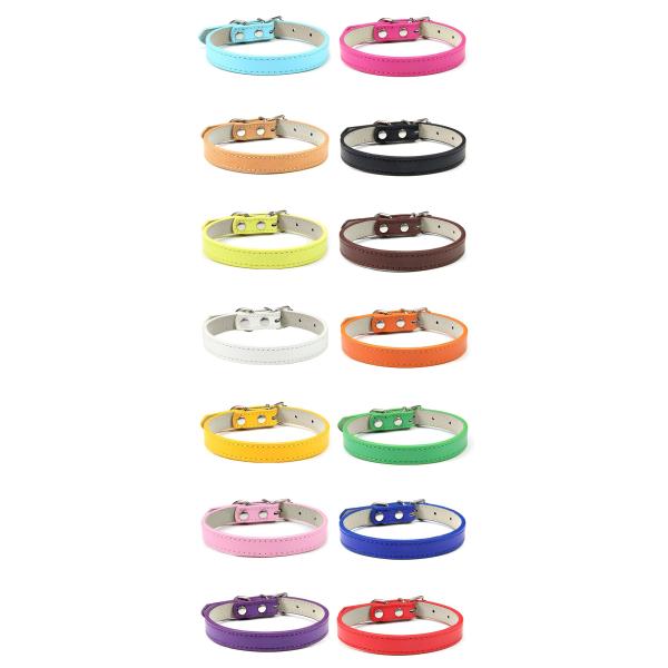 Eco-Friendly Dog Collar Smart Pet Collar Adjustable Made Vegan Leather dog