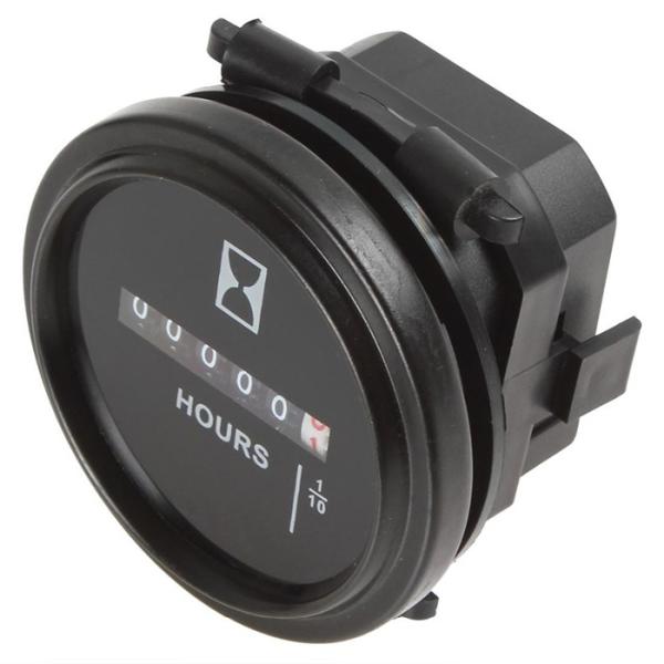 Round lcd hour meter with led battery indicator Gauge Gauge 12V 24V 36V 48V 72V for golf car tractor sweeper