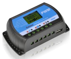 China 10A Solar Charge Controllers LCD PWM with DC 0.8A 5V USB RTD-10A 12V 24V Auto Switch Solar Panel Voltage Regulator RTD-10AYSmart on sale