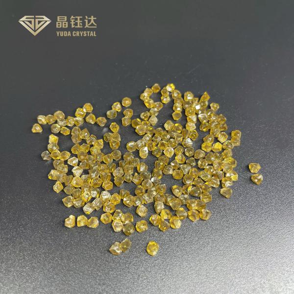 4.0mm Yellow Synthetic Monocrystalline Diamonds