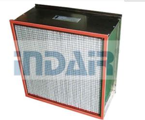 500Pa Final Pressure Drop Custom HEPA Filter H13 With 350℃ Heat Resistant Separator