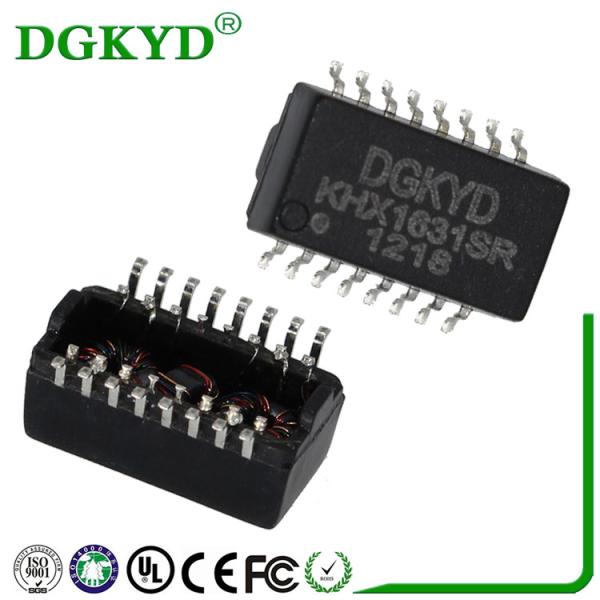 Quality KHX1631SR 16 pins Ethernet Transformer , SMT cat5 Ethernet Transformer for sale