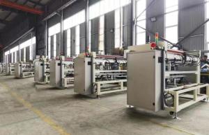 Wholesale PLC Control Facial Tissue Converting Machine Automatic Transfer 14 Logs / Min from china suppliers