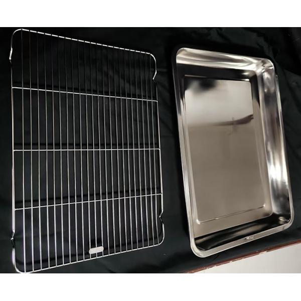 Dishwasher Safe Stainless Steel Oven Tray Pans With Cooling Rack