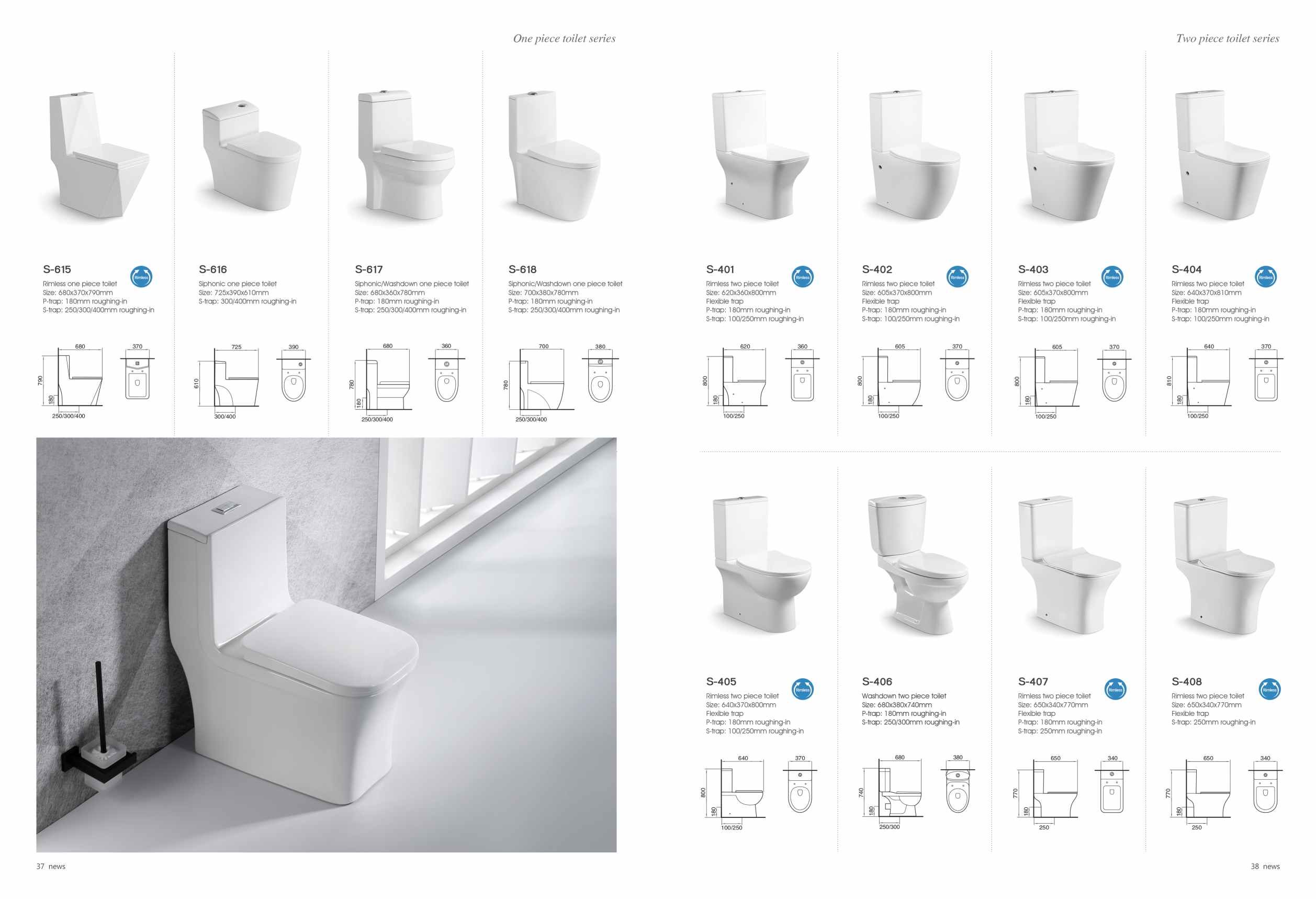 White One Piece Ceramic Toilet Automatic Modern Cupc Certified For Home Or Hotel