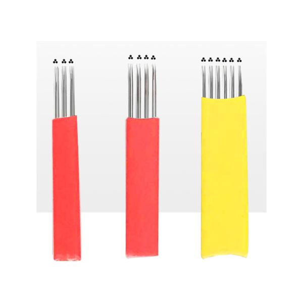 Fantatic Four / Six Tattoo Machine Needle For Permanent Makeup Fog Eyebrow Hand Tool Hard Blade