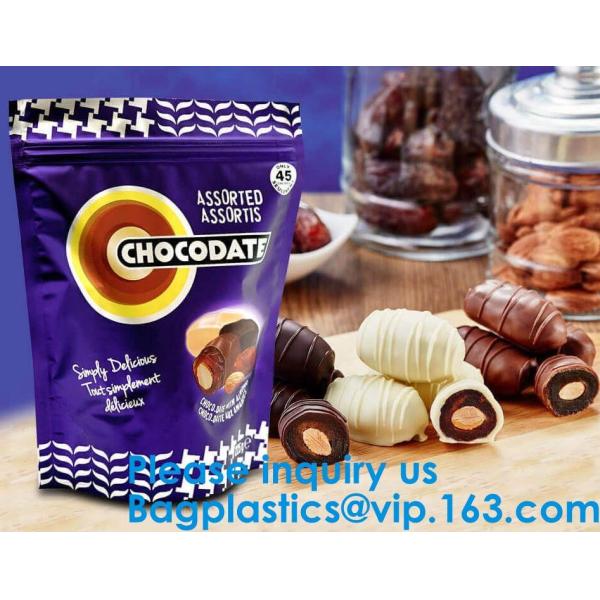 3kg/5kg Stand Up Flat Bottom/Box Bottom Zipper Whey Protein Powder Pouch Bag For Packaging Nutrition Powder