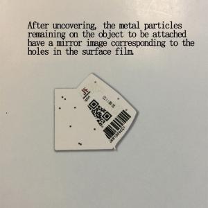 Waterproof And Rectangle Shape Double Layer Labels With Writable Surface