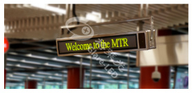 Subway Passenger Information Led Display Message Board 6000CD/M2