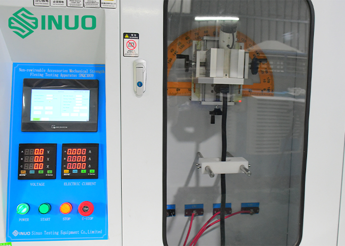 IEC 62196-1 Non-rewireable Accessories Mechanical Strength Flexing Testing Apparatus For EV
