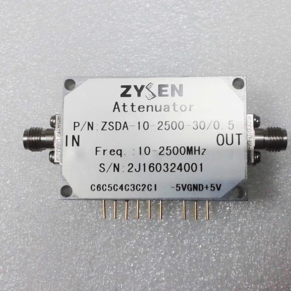 Quality 10MHz To 2500MHz Digital Variable Attenuator 30dB  Step 0.5dB for sale