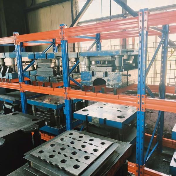 Customized Warehouse Pallet Rack With Orange Industrial Adjustable Heavy Duty Racks