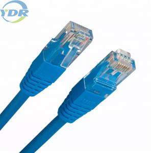 China Blue Cat 5E Ethernet Cable 8 Position 24AWG 10 Ft Rj45 Ethernet Network Cable on sale