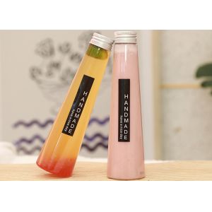 Wholesale Conical Soft Drink Plastic Juice Bottle With Lid 7oz 200ml from china suppliers