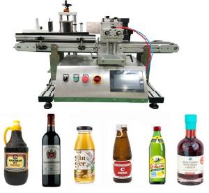 40 Bottles/Min Benchtop Automatic Labeling Machine For Pepper Jar Clamp Type