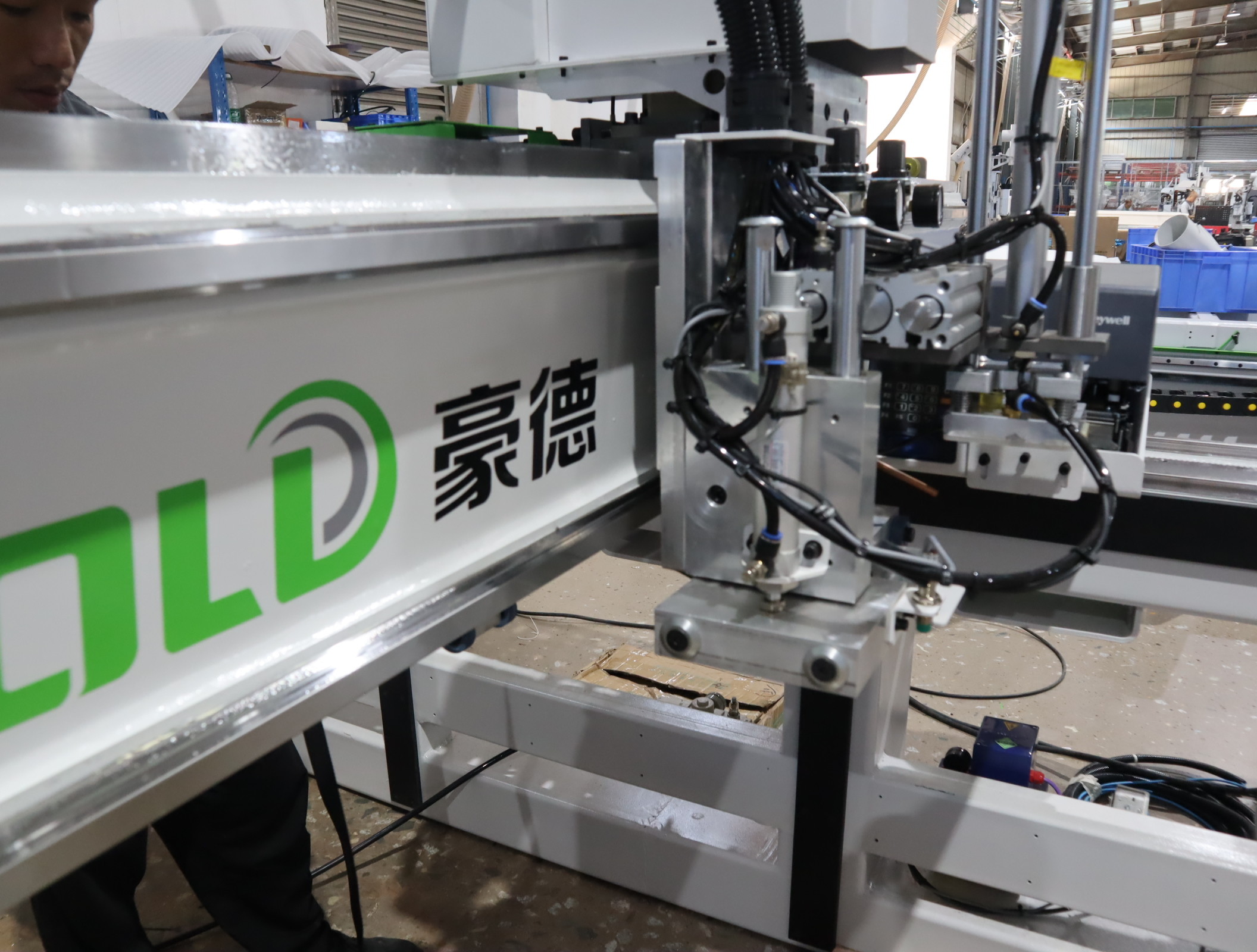 ACM Fabricated CNC Panel Router Flexible With Labeling System Loading Unloading 26kw