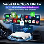 Wired to Wireless Adapter Carplay and Android Auto to Tbox CPC200 Youtube