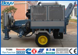 Wholesale 280kN 28 ton Hydraulic Cable Puller Overhead Transmission Line Equipment German Rexroth Pump 239kw Cummins Engine from china suppliers