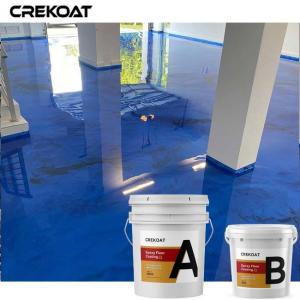 Wholesale Glossy Metallic Epoxy Floor Coating Nonporous Hard Wearing Stain Resistant from china suppliers