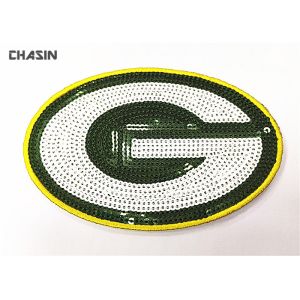 Wholesale Sequin Embroidery Letters Clothing Applique Patches With Sew On Backing from china suppliers