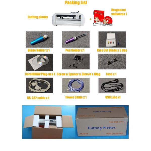 A3 Size Sheet Craft Cutting Plotter Compact Design Sticker Plotter Machine