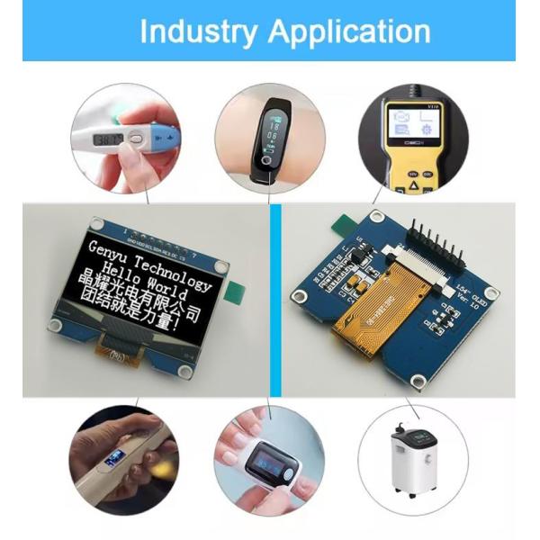 3.3V 1.54 Inch OLED Display 128x64 White Blue Yellow With SPD0301 Driver IC