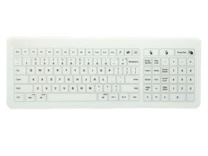 Wholesale Capacitive Medical Soft Touch Wireless Keyboard , ABS Enclosure IP67 Touch Type Keyboard from china suppliers