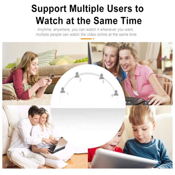 Outdoor Tuya IP67 Solar Powered Security Camera With Motion Sensor