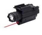 China Red laser flashlight with cree LED light on sale