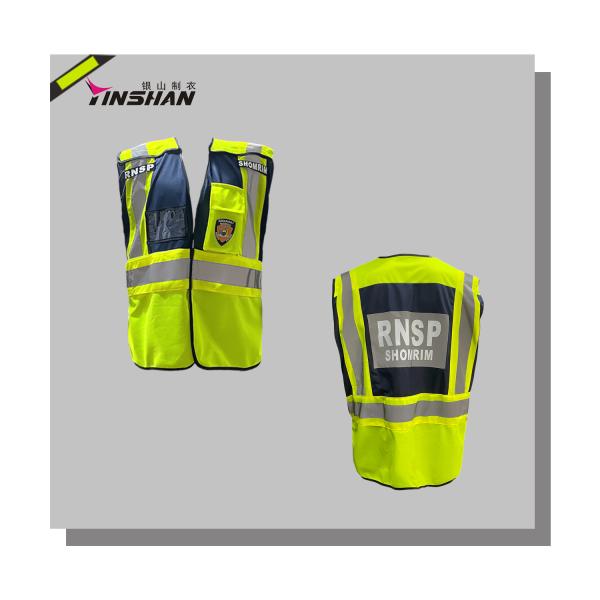 High Visibility Motorcycle Reflective Vest Safe Working Clothes for Road Construction