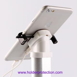 COMER new popular counter stands with charging function mobile phone display stand alarm system