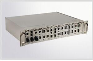 China 16 Slots Rack Managed Media Converter System CONSOLE, WEB, Telnet and SNMP on sale