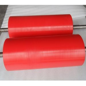 Wholesale High Anti Abrasion Industrial Red Polyurethane Roller Coating, Polyurethane Rollers from china suppliers