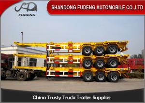 Wholesale 3 Axles Chassis Container Trailer 20ft / 40ft Containers Transporting from china suppliers