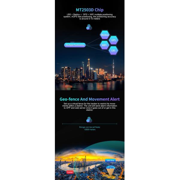 Yuntrack CJ280 3G WCDMA Magnetic GPS Car Tracker 10000mah Waterproof Motorcycle GPS Tracker