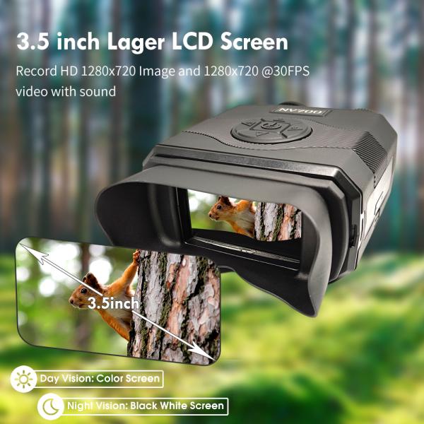 1280X720 8X Large Screen Digital Night Vision Binoculars That Can Take Pictures