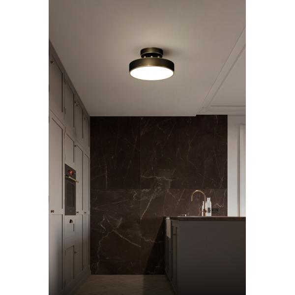 JYLIGHTING Copper Nordic Bedroom Ceiling Light Modern Simple Led Porch Corridor Light