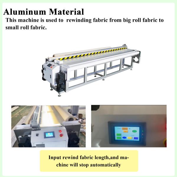 Roller Fabric Blind Rewinding and Collecting Machine With Cutting Function Roller Blind Shade Shutter