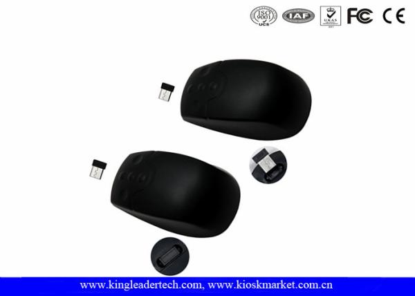 Quality Rugged Waterproof Wireless Laser Silicone Mouse With Mini USB Receiver for sale