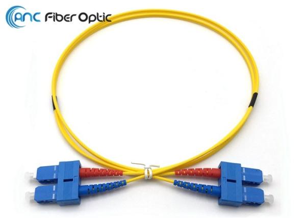 Quality OEM SM Duplex Fiber Optic Patch Cord Single Mode G652D G657A1 G657A2 Customized for sale